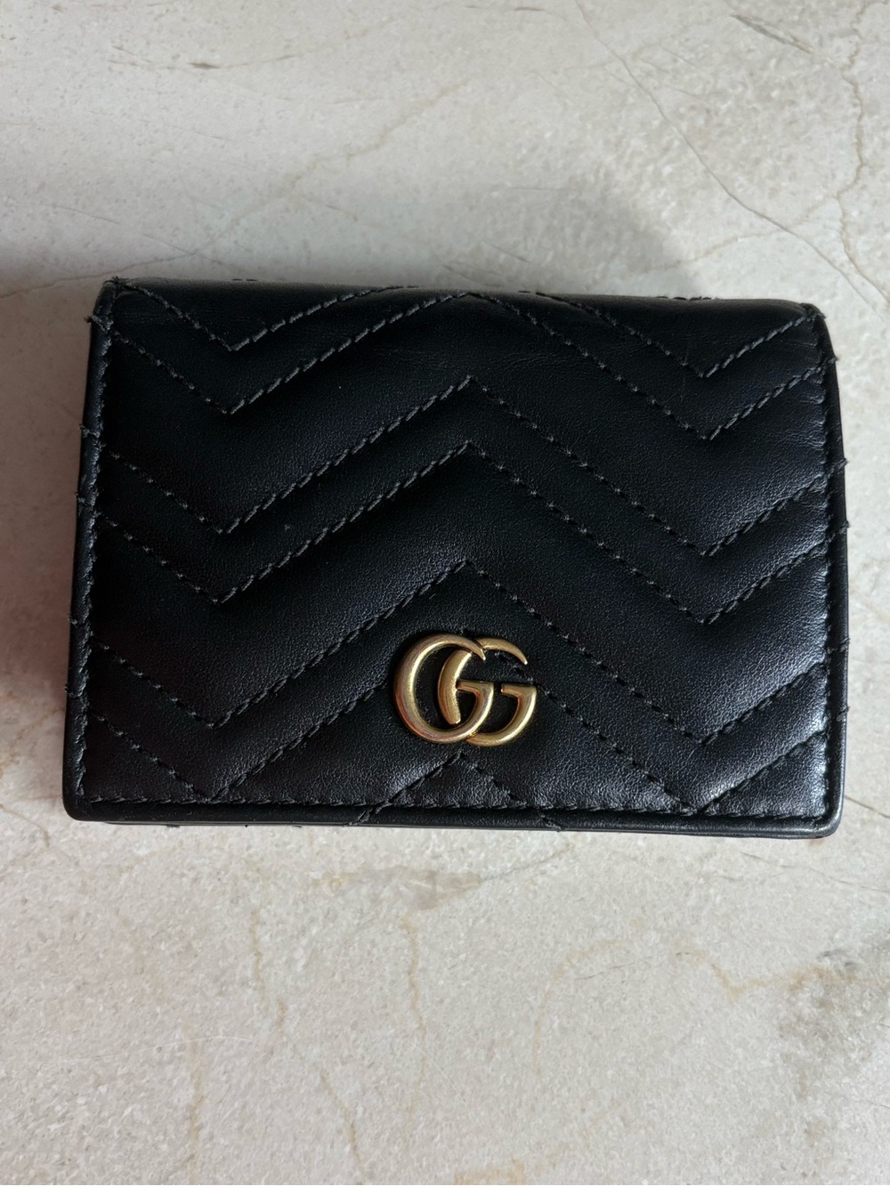 GG Marmont card case wallet